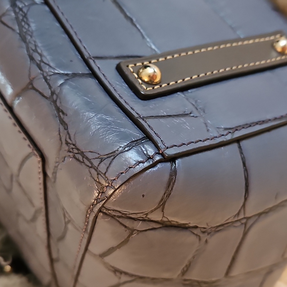 Dooney & Bourke Croc Embossed Tote - Picture 6 of 12